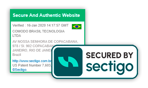 Selo dinâmico TrustLogo da Sectigo